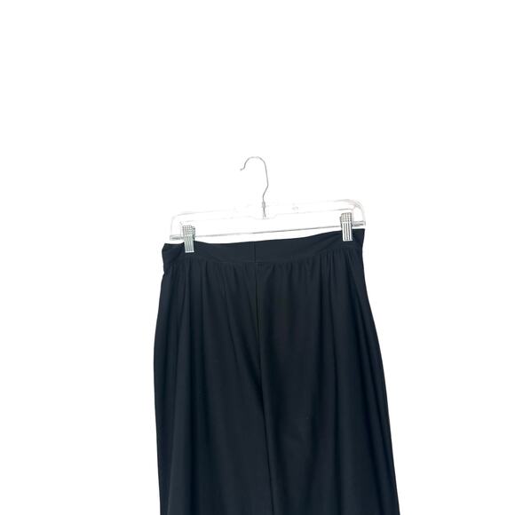 Spanx Pants Black Stretch Pull On Straight Leg Relaxed Casual Basic Large - Picture 7 of 11